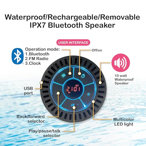 Inspired Living Cooler with Speaker