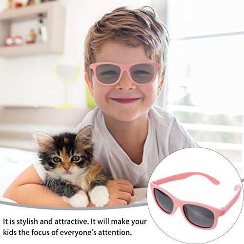 ABOOFAN Crianças Óculos De Sol De Silicone de Borracha Flexível Quadro Óculos de Proteção UV Óculos