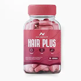 Vitamina Cabelo, Pele, Unhas - Colágeno Nanovit Hair Plus caps (1)