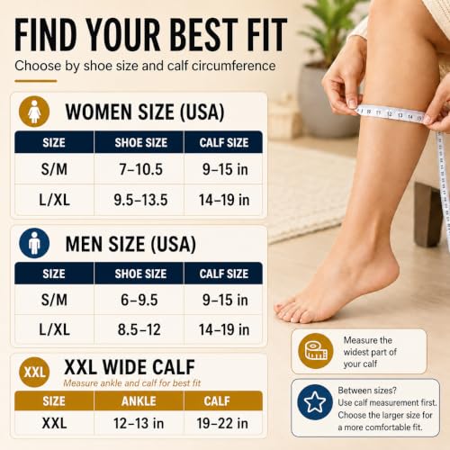 Image of Compression Socks for Women & Men(1 /3 /7 /8 PACK) - Best for Running,Medical,Nurse,Travel,Cycling-20-30mmHg