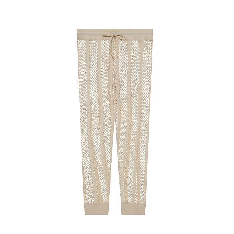 Men's Sexy Breathable Mesh See Through Pajama Long Pants Sleep Lounge Nightwear Homewear2