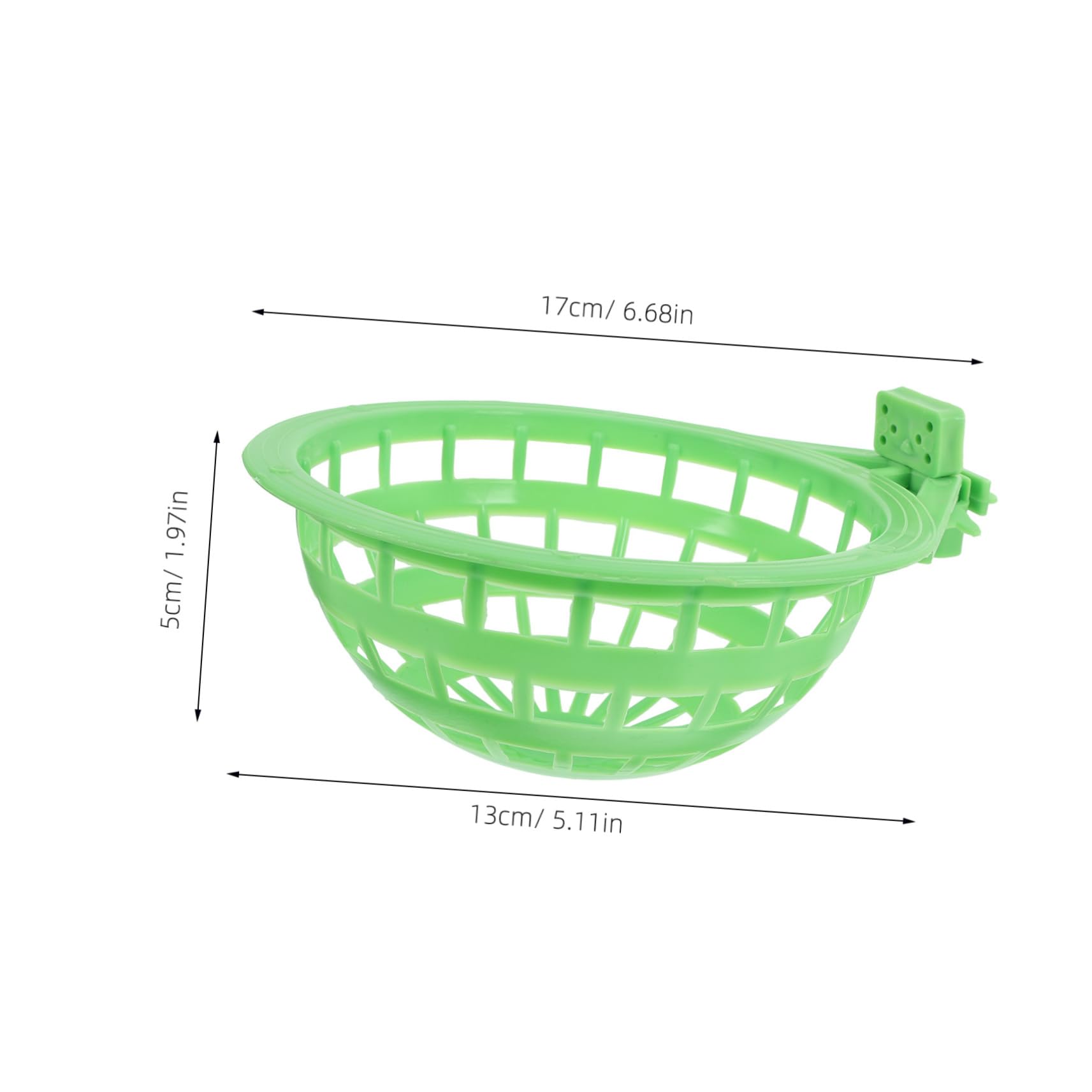 GALPADA 2Pcs Sealed Plastic Bird Nest Storage Bowls Durable Bird Supplies for Birds Easy Installation Strong Load Bearing Capacity for Creating Cozy Nests