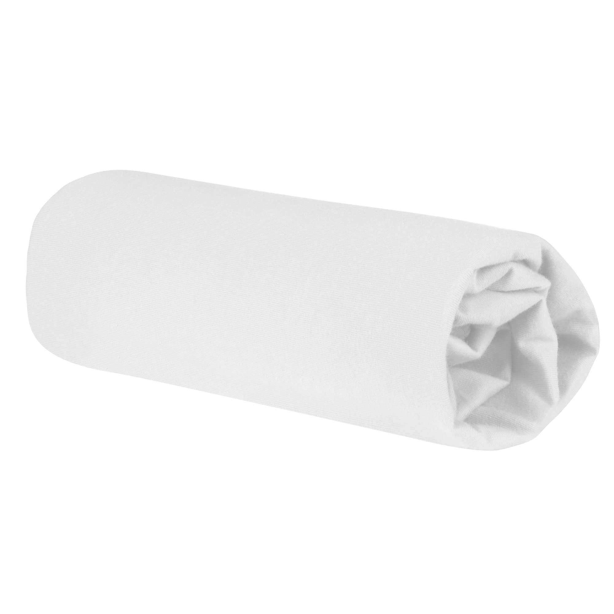 roba Prześcieradło z gumką safe asleep 60 x 120-70 x 140 - Prześcieradło do dziecięcych materacy - Bawełna organiczna - Certyfikaty GOTS i Oeko-Tex Standard 100 - Biały