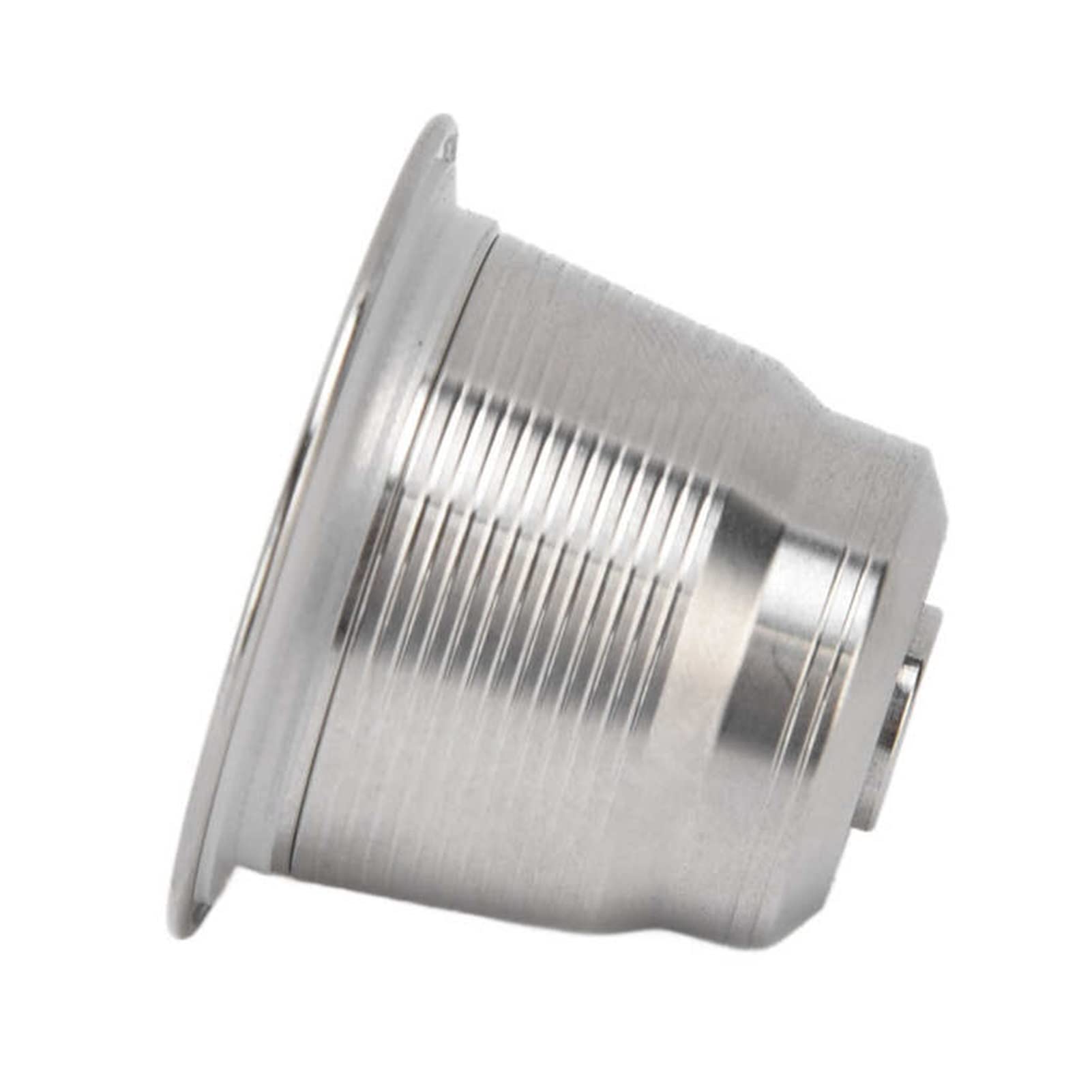 LANGshaw Filtro de cápsula de café Recargable de Acero Inoxidable Filtro de café Reutilizable Copa de Filtro de café Compatible for la máquina Nespresso con Cuchara de Cepillo Leisurely