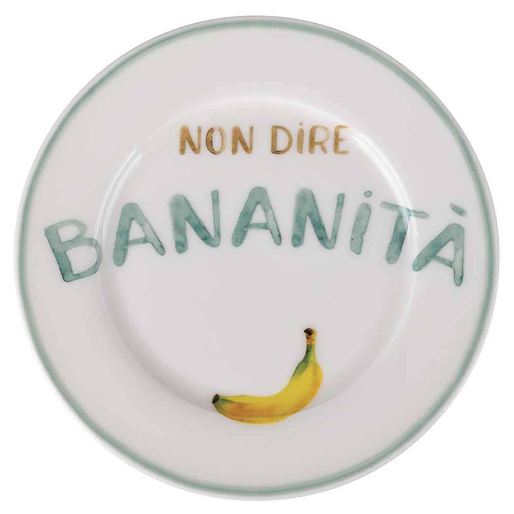 Set 6 Piatto frutta 19 cm in porcellana new bone China, Le Travisate