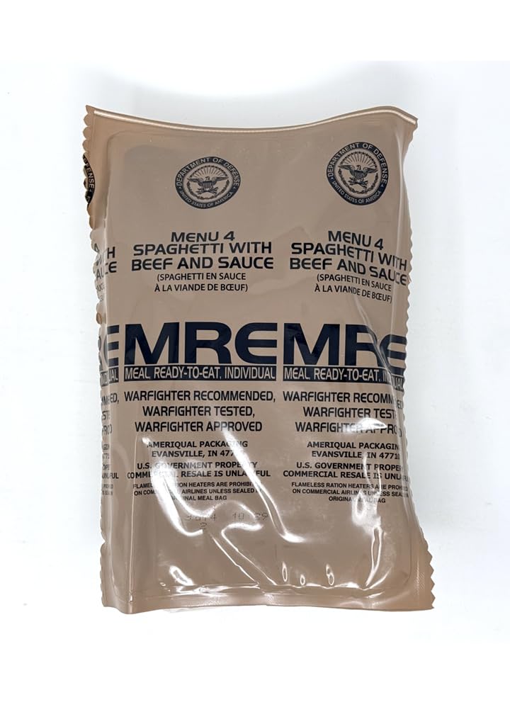 【2028年期限】米軍 MRE レーション ケースA Amazon | 【2027年検品】米軍戦闘食 MRE caseA | ノーブランド品