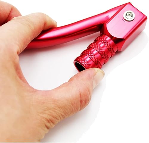 Miniatura 5 de PRO BAT Manija de palanca de cambios de mano para motocicleta de 110 cc, 125 cc, 135 cc, 150 cc, 200 cc, 252 cc, cuatrimoto, ATV, buggy, rojo