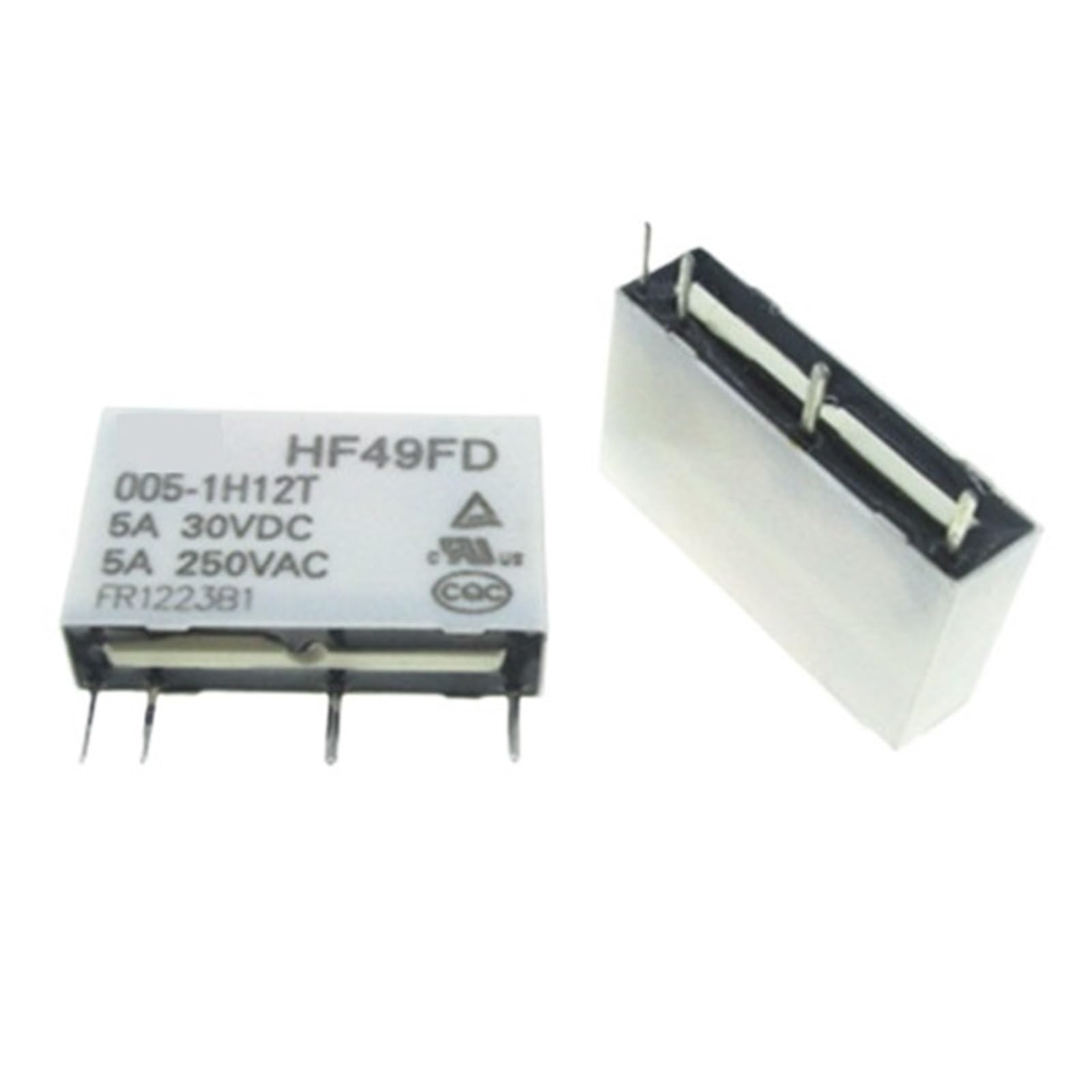 HF49FD 005-1H12T relais 5V pour la réparation de cartes de chaudière et domotique