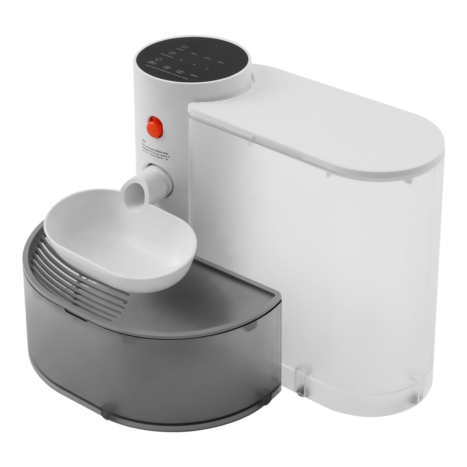 Fuente de agua para gatos, 3 l, para gatos y perros, depósito de agua visible, dispensador de agua automático, fuente de agua para mascotas