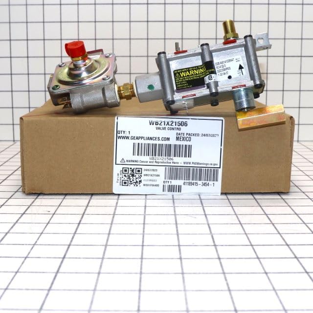 Allstar Appliance Parts WB21X21506 AA Gas Range/Stove/Oven Valve and Pressure Regulator