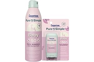 Coppertone Pure and Simple SPF 50 Face Sunscreen Bundle