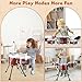 Kids Drum Set Music Toy Drum Set for Toddlers Ages 3-5 Jazz Drums Kit with Stool, 3 Drums Percussion Musical Instruments Toys for 3 4 5 Year Old Boys Girls Gifts