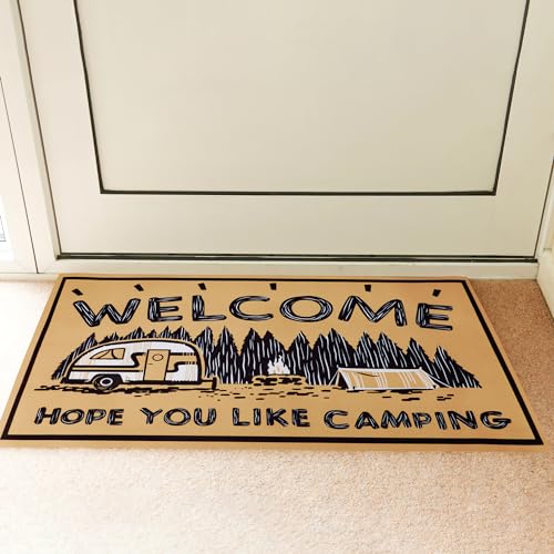 Primitives-by-Kathy-Hope-You-Like-Camping-Rug Primitives by Kathy Hope You Like Camping Rug