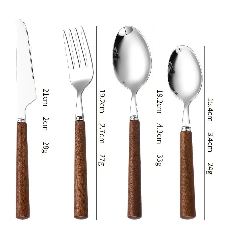 Set Cuchillos Cocina 24 Piezas Acero Inox miniatura 2