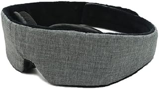 Máscara para Dormir Silent Ultra Soft 3D(Preto) Ajustável Unissex Adulto e Criança - Confortável super macia para dormir, viajar, turno noturno, juventude, meditação,sono tranquilo…