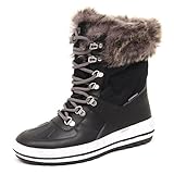  Cougar D8506 (Without Box) Stivale Donna Tissue Viper Black Boot Woman [6 US-37 EU]