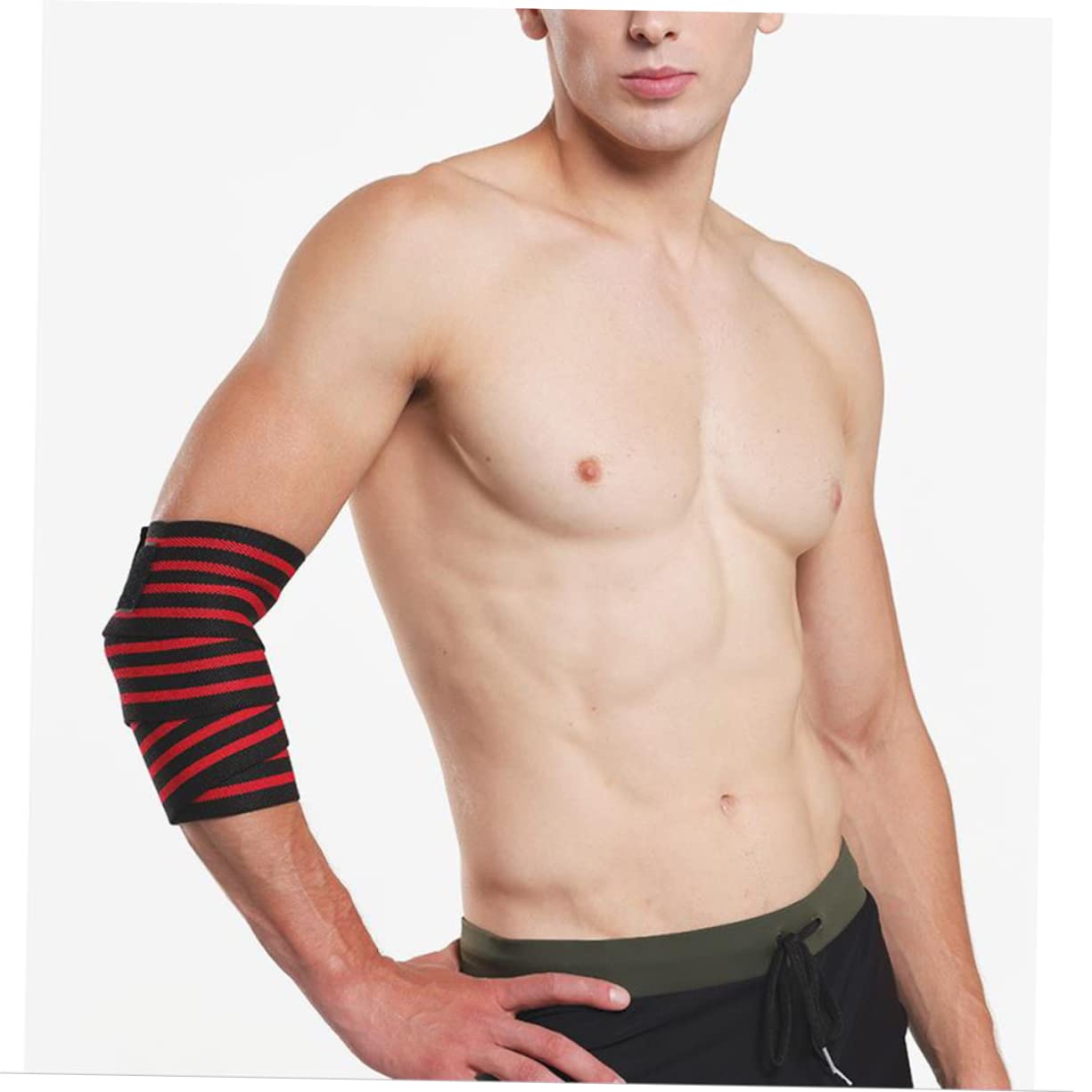 Fitness Elbow Support Protector 1 Pair Adjustable Elbow Bands for Weightlifting and Sports Compression Sleeve Enhanced Support for Gym and Athletic Performance