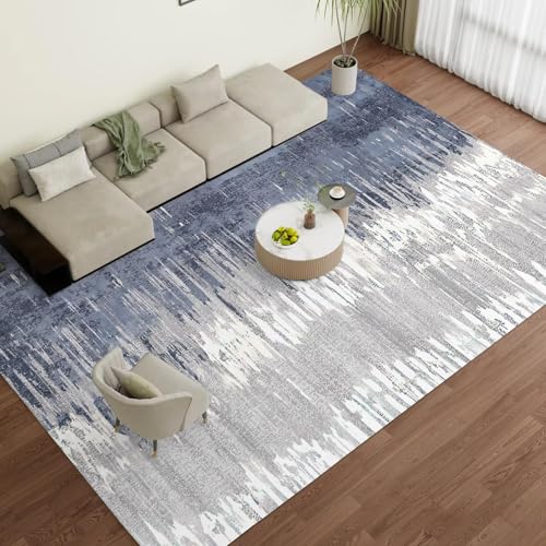 Tapis de salon lavable en machine style vintage 100x140cm pour intérieur extérieur