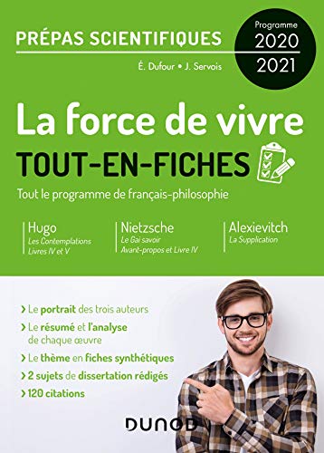 🤗📗 Télécharger 📂📖📔👍 La force de vivre - Prépas scientifiques Programme 2020-2021 : Tout-en-fiches Gratuit