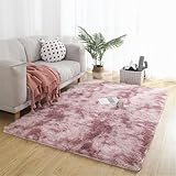 Highdi Alfombra Salón Pelo Largo Color Sólido Grande Alfombras de Pelo...
