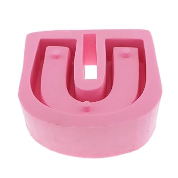 arythe I Love U Silicone Mold DIY Flower Pot Resin Epoxy Mould U 17x17x5.9cm