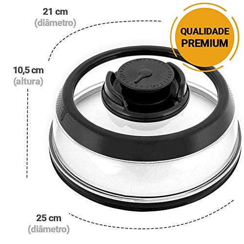 Tampa Seladora a Vácuo Conservação e proteção Alimentos 25cm