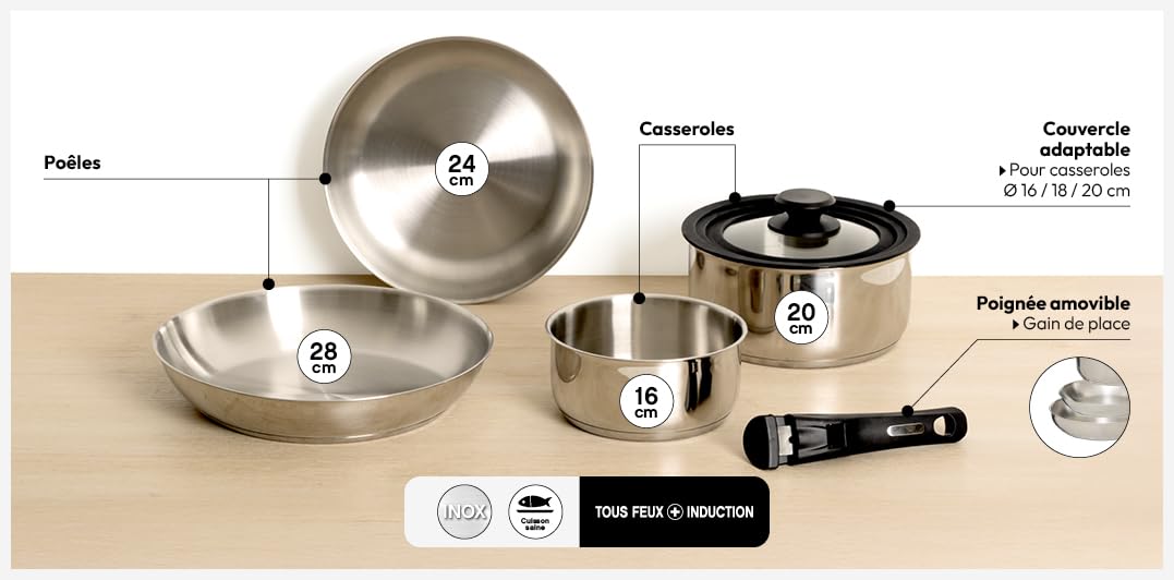 2 Ustensiles De Cuisine En Bois Marron - Longueur 32,5 Cm - Marque 5five, Design Simple Et Pratique - 2