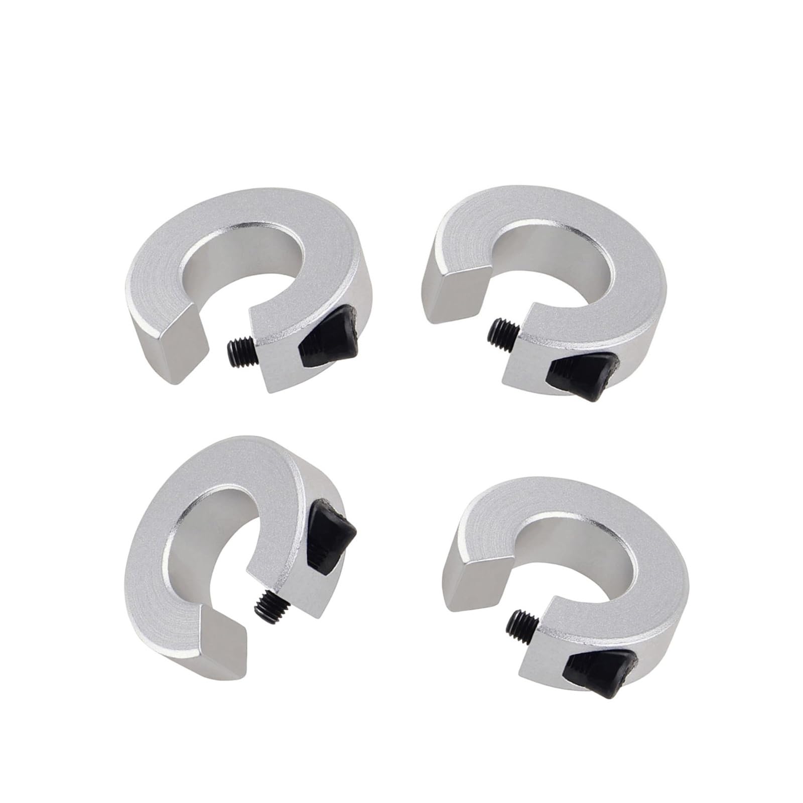 YFBCMXSKG SBR12 SBR16 Linear Rail Bearing Stop Collar 4pcs Large Opening Fixed Ring for CNC 3D Parts SBR12 16 20mm(SBR20)