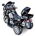 Kid Trax Police Rescue Motorcycle 6V Battery-Powered Ride-On Toy Black