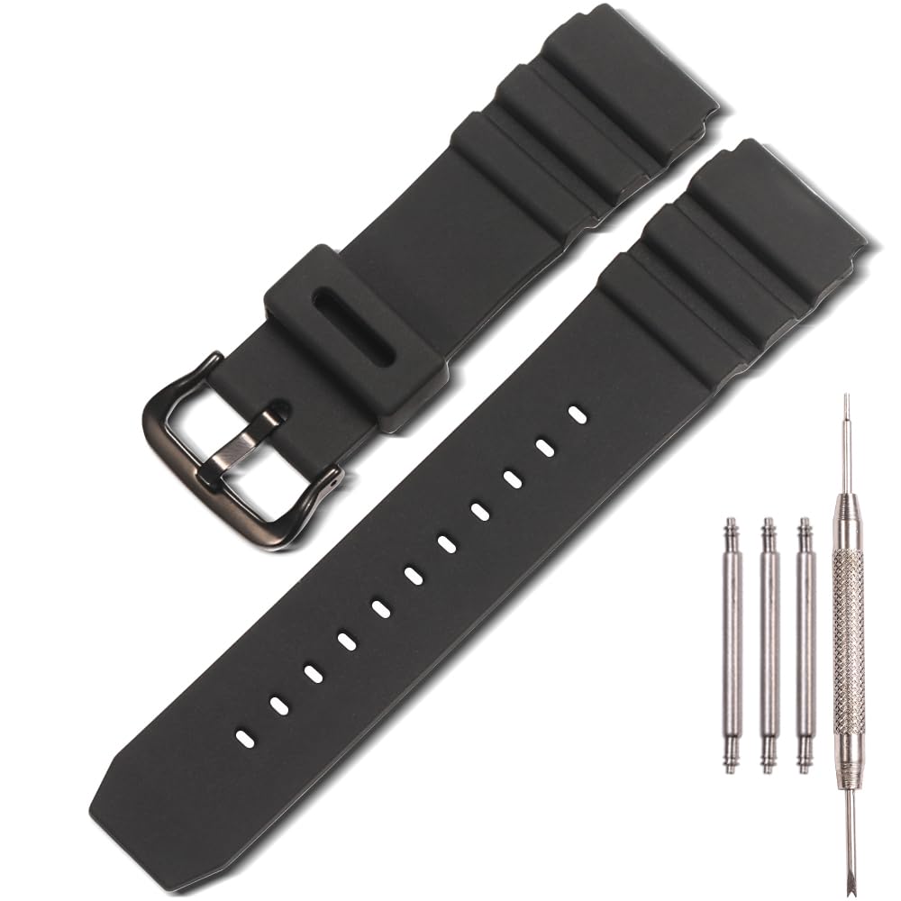 XBHSW Silikon Uhrband Kompatibel mit MDV106-1A AMW320R AMW32