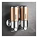 Produktbild Seifenspender Flüssig Seifenspender Wand befestigter 500 ml Kunststoff-Shampoo Duschgel Spender Handreinigung Home Küche Bad-Accessoires Seifenschalen Spender (Color : Gold, Größe : 1000ml)