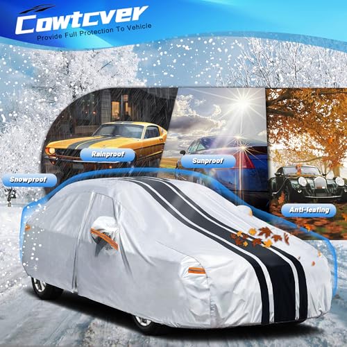 Image of Car Cover Custom Fit for Lexus ES ES300 ES330 ES350 ES300h, Waterproof All Weather for Automobiles Full Exterior Cover Rain Sun Snow UV Protector.