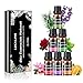 Olio Essenziale, Naturale 6x10mL (Lavanda Geranio Rosa Arancio Dolce Rosmarino Menta Piperita) Oli Essenziali Set Regalo per Diffusori, Fragranze, Aromaterapia, Umidificatori, Regali Di Compleanno