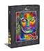 Ulmer Puzzleschmiede - Puzzle "Buddha ricco di colori – Classico puzzle da 1000 pezzi – Testa del Buddha arricchita come un design estetico – Puzzle Made in Germany