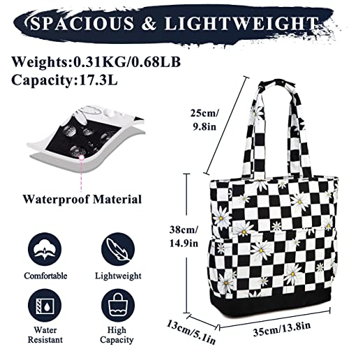 Image of VASCHY Beach Bag for Women, Large Waterproof Sandproof Fold-able Packable Pool Tote Bag w Zipper /Pockets