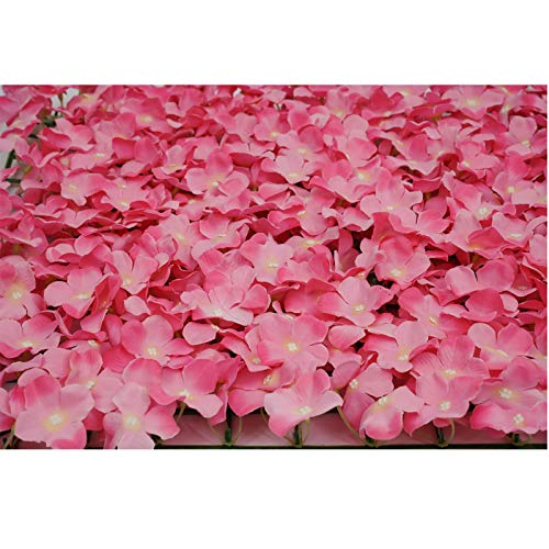 Dyrabrest 10/20 Flower Panels,16"X 24" Artificial Flower Wall Panels,Pink/White Flower Backdrop Wall For Home Party Wedding Christmas Festival Photo Backgdrop Decor (20*Pink) #TOP4