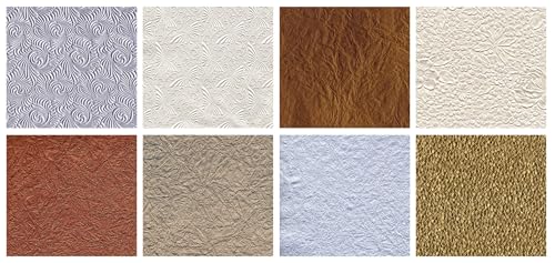 Shizen Design Metallic Paper Assortment, 11 x 15 Inches, Assorted Colors