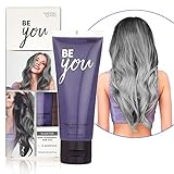 Semi-Permanent Silver Fox Hair Dye - Vibrant 2.36 Oz. Tubes Temporary Hair Color - Ammonia and...