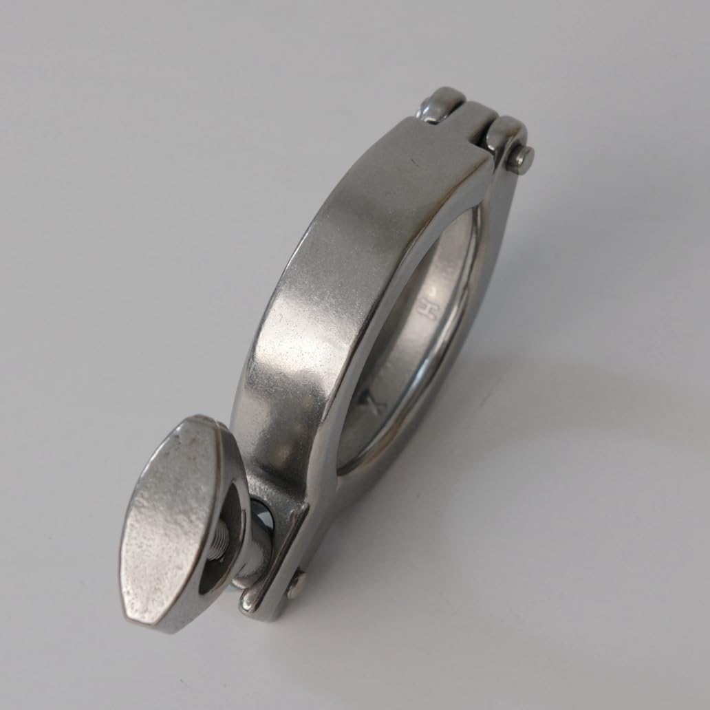 Tri Clamp Single Pin Sanitary Fittings Stainless Steel 304 (1.5 inch tri clamp, 10)