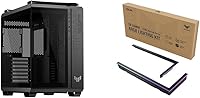 Vista 16 de ASUS TUF Gaming GT501 - Funda para juegos de torre media, soporte EATX, cuatro ventiladores preinstalados, 2 paneles frontales USB 3.1, vidrio