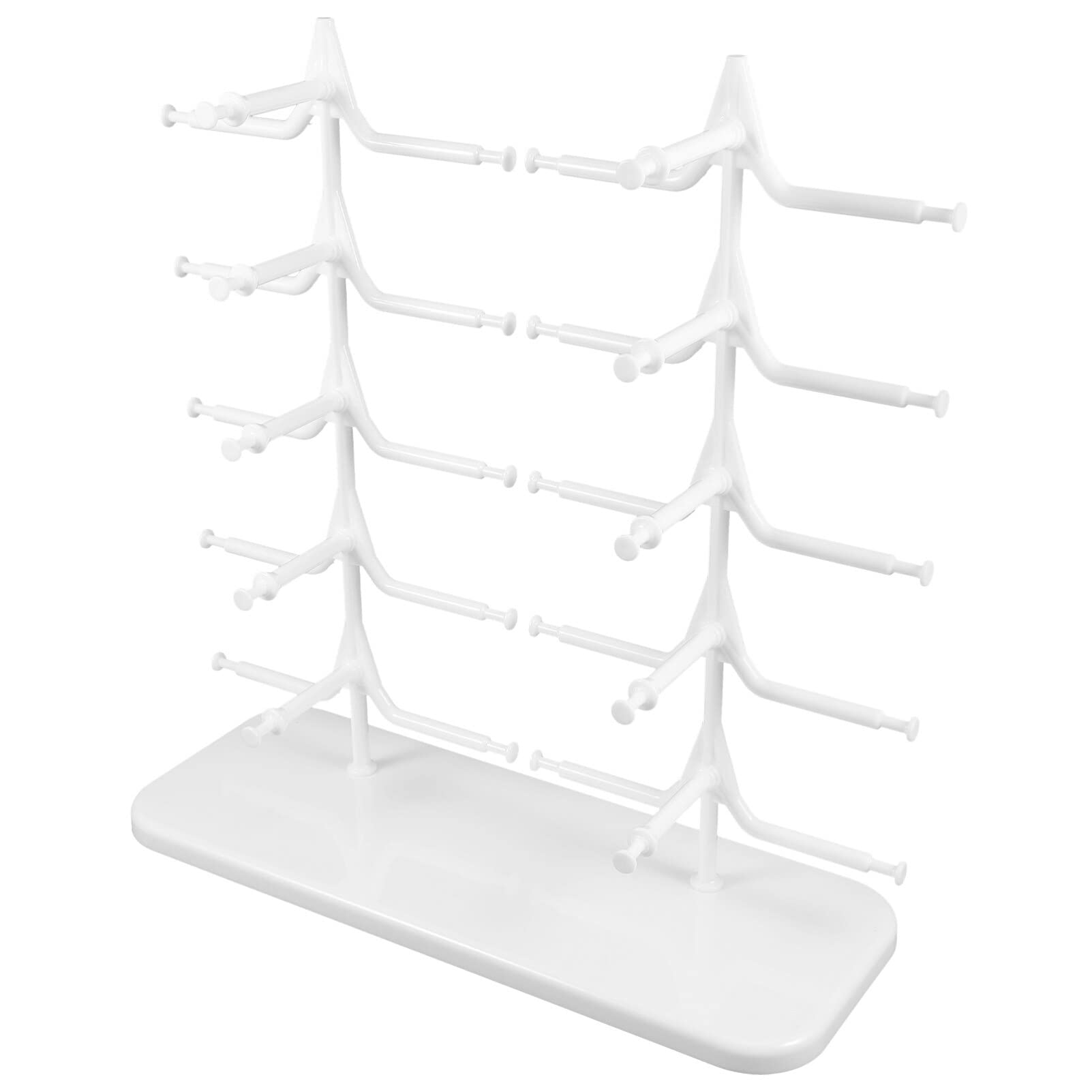 STOBAZA Transparenter Sonnenbrillenständer Aus Mehrstufiges Brillenregal Brillenhalter Für Sonnenbrillen Und Korrektionsbrillen Organizer Für Brillen Praktisches Präsentationsregal Für Bri