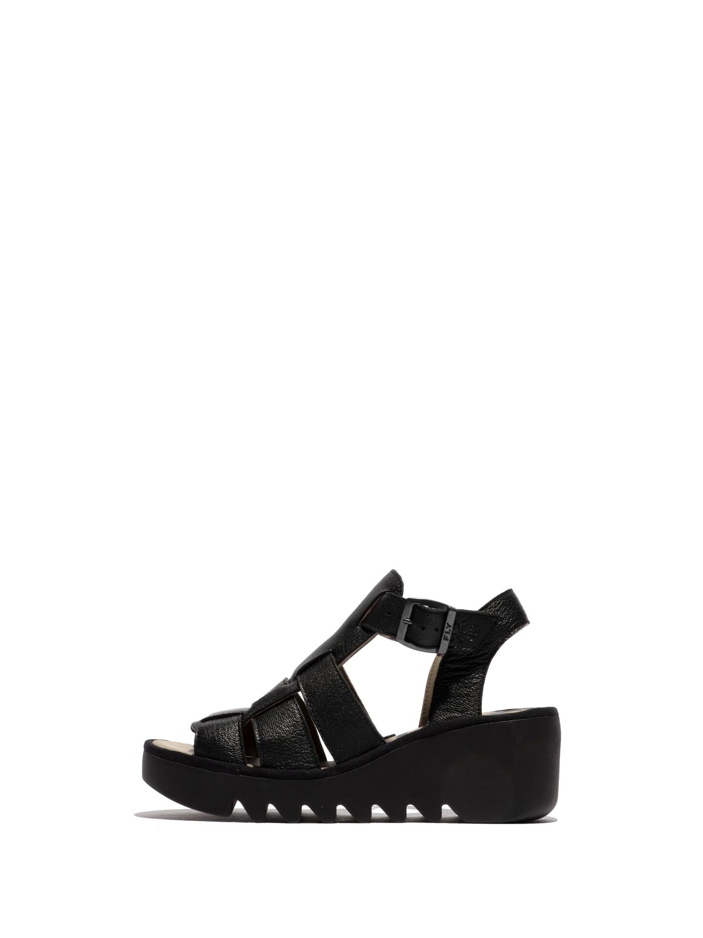 Fly London BAIC621FLY, Sandal Women's Fashion Shoes, BLACK, 7