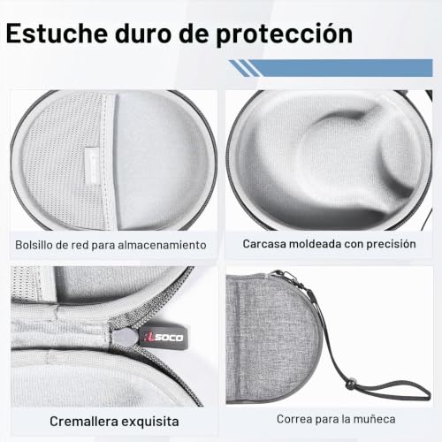 Funda para SHOKZ OpenRun Pro Mini resistente estuche rígido de viaje 3