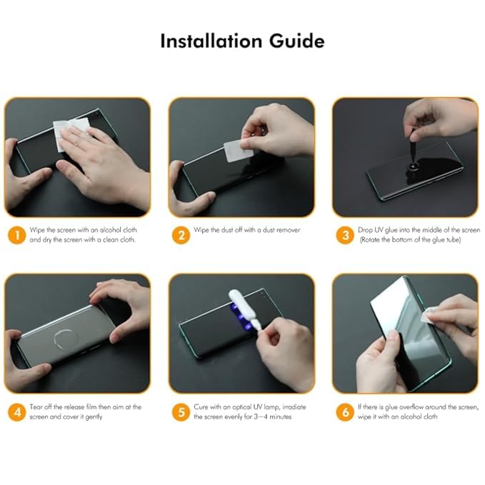 Image of Military-Grade Tempered Glass Screen Protector for IQOO Z10, 9H Hardness, Edge-to-Edge Coverage, Bubble-Free Easy Install