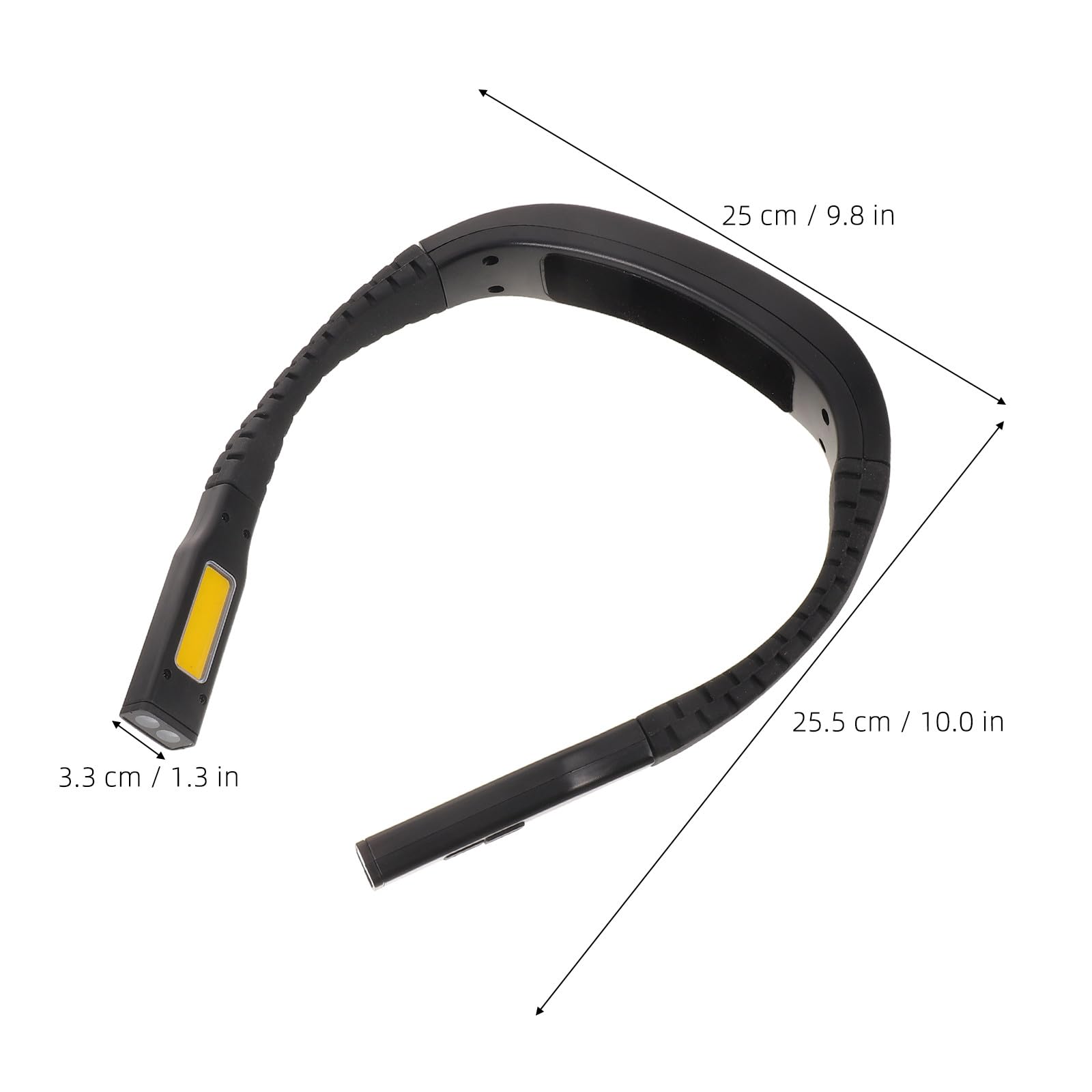 Zerodeko Lámpara de lectura recargable para llevar alrededor del cuello,