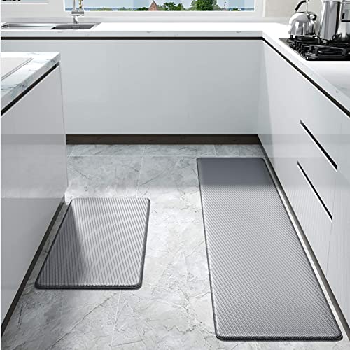 Tapis anti-fatigue antidérapant imperméable en mousse épaisse pour cuisine et bureau