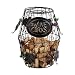 Mind Reader Wine Barrel Cork Holder, Wine Cork Holder, Cork Storage, Bronze
