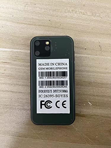 Hipipooo Super Small Mini Smartphone 3G Dual Sim Mobile Phone 1Gb Ram 8Gb Rom Dual Sim Android 6.0 Unlocked Children Phone Pocket Cellphone (Green) #TOP6