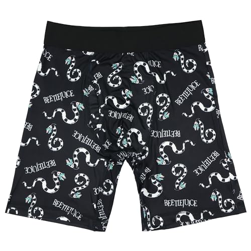 INTIMO Beetlejuice Men's Sandworm All Over Print Boxer Briefs Long Leg Underwear