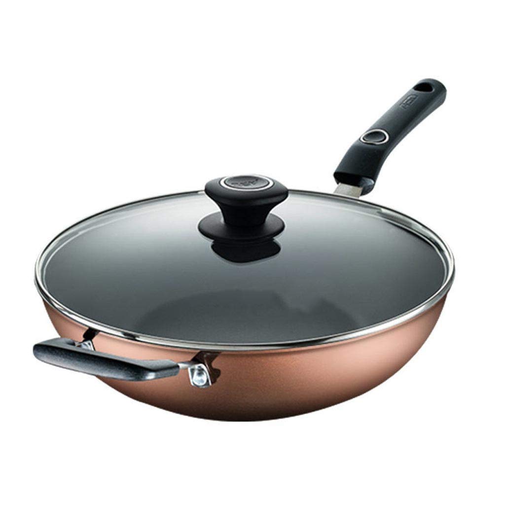YNIYUJKL Wok Non-Stick Pan Thickened Pot With Gas Induction Cooker Wok Non-Stick Pan Pots And Pans Set Non Stick Pan Frying Pan Cookware